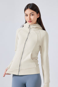 Women'S Zip Sport Hooded Jacket