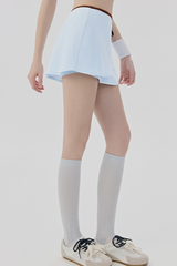 Women's Color-block Tie-waist Anti-exposure Sports Skirt