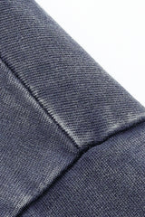 Men/Women Loose Fit Washed Cotton Contrast Stitch Long Sleeve Tee