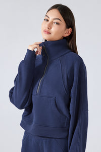 Women'S Half Zip Sweatshirt