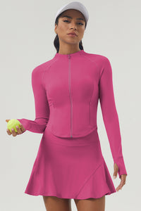 Women'S Sports Tennis Coat Tennis Skirt Set