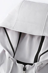 Men Hooded Cold-Resistant Quick-Dry Outdoor Training Running Jacket