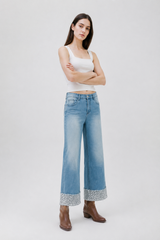 Women's High Waist Wide Leg Jeans