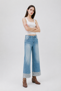 Women's High Waist Wide Leg Jeans