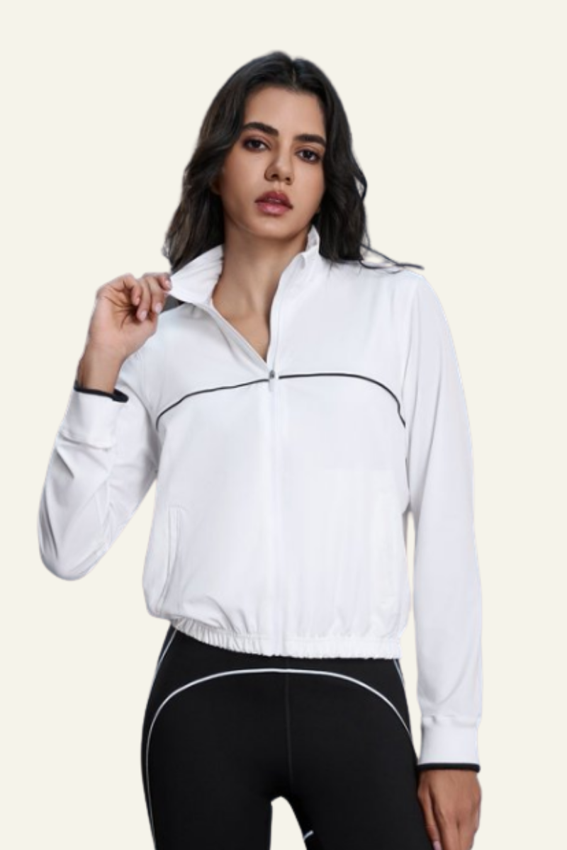 Women's Athletic  Windproof Stand-Collar Jacket