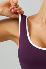 Women Naked-Feel Crisscross Back Sports Bra
