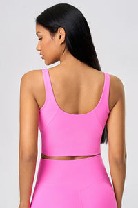 Women Crisscross Back High-Support Removable-Padded Yoga Sports Bra
