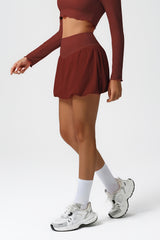 Women Quick-Dry Anti-Slip Bubble Tennis Yoga Skirt