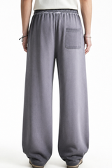 Unisex Fall 100% Cotton Washed Gradient Wide Leg Pants