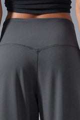 Women High-Waist Wide-Leg Quick-Dry Breathable Yoga Running Pants
