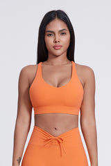 Women'S Yoga Cross Line Sports Bra Tank Top