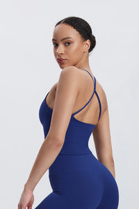 Women'S Crossover Backless Suspender Bra Underwear Sports Vest