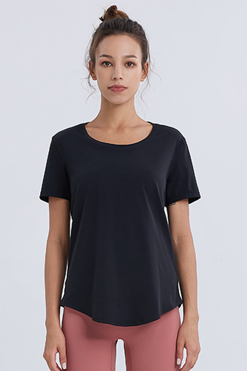 Summer Loose Breathable Brushed T-Shirt