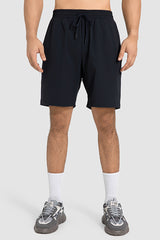 Men Summer Casual Loose Quick-Dry Breathable Mid-Length Outdoor Running Fitness Sport Shorts
