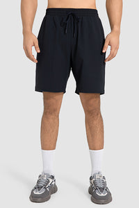 Men Summer Casual Loose Quick-Dry Breathable Mid-Length Outdoor Running Fitness Sport Shorts