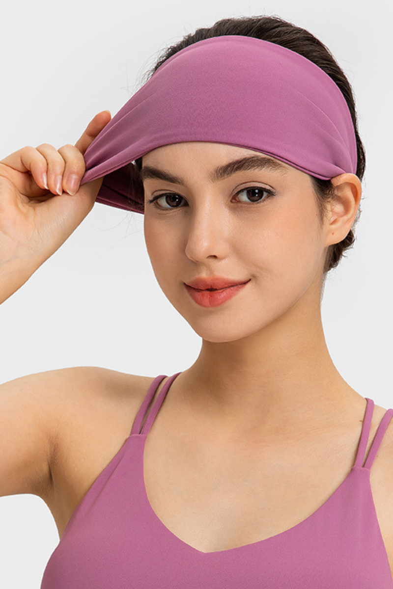 Women's High-Elastic Moisture-Wicking Sports Wide Headband