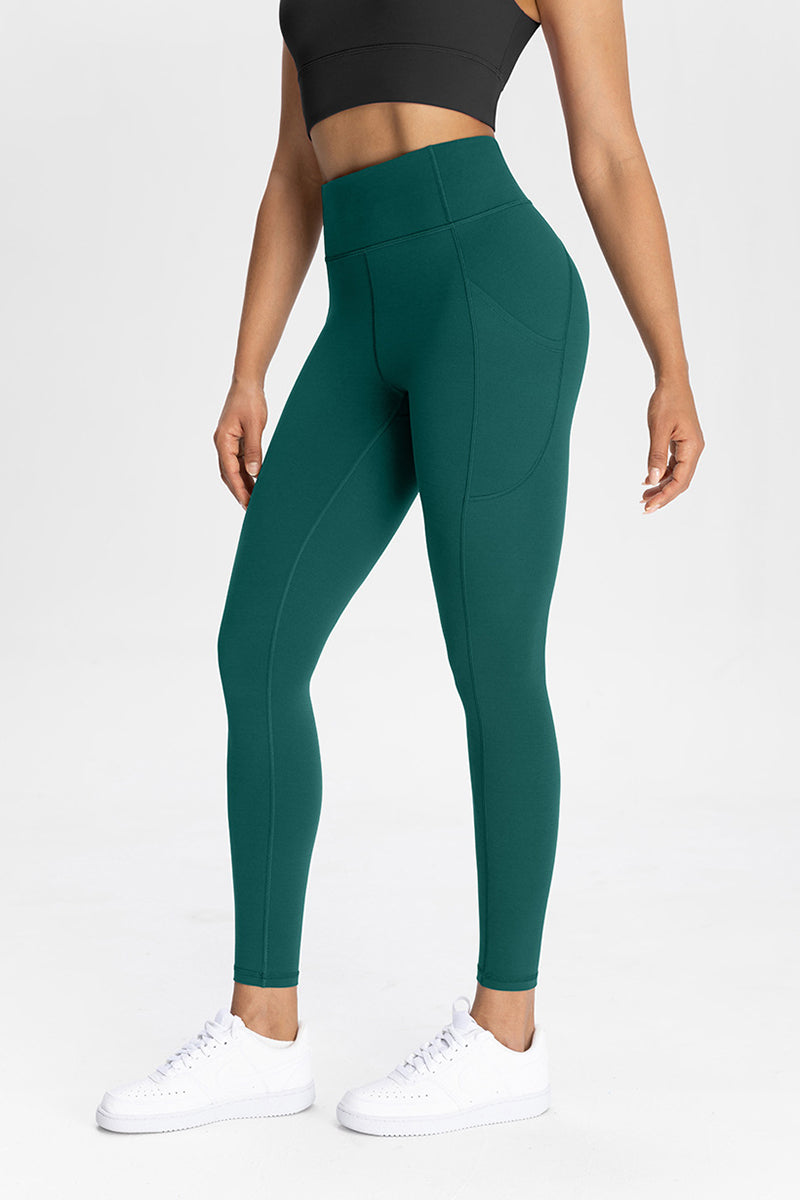 Women Pocket High-Waisted Naked Feel Quick-Dry Yoga Leggings