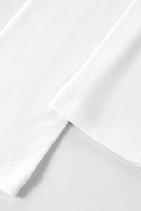 Women V-Neck Tencel-Wool Soft Stretch Relaxed-Fit Long-Sleeve T-Shirt