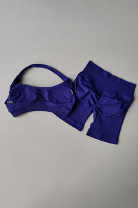 women's   high waisted Hanging sports bra& Leggings suits