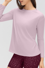 Women's Lightweight Back-Tie Convertible Long-Sleeve Top