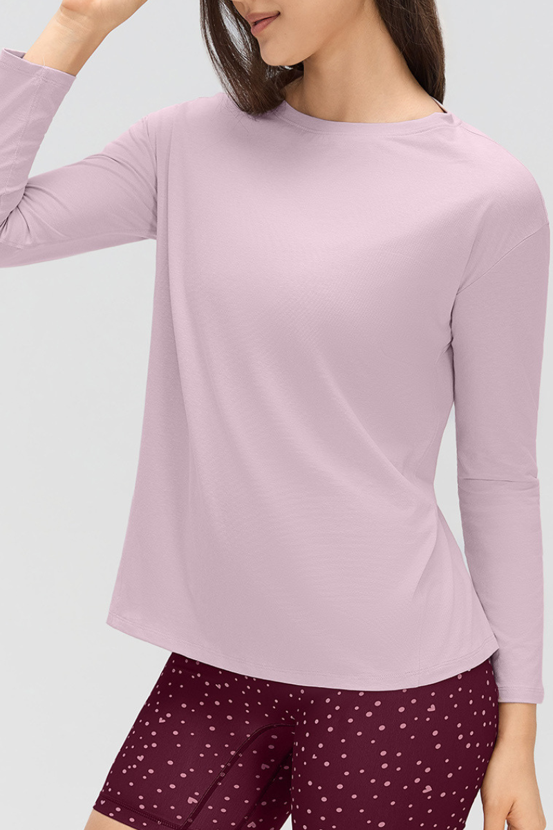 Women's Lightweight Back-Tie Convertible Long-Sleeve Top