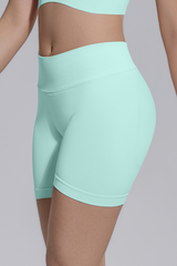 Women's Seamless V Back Lifting Hip No Front Seam Yoga Short