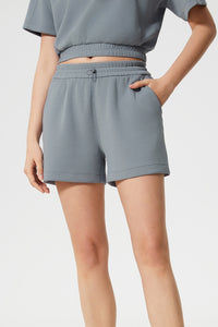 Women Summer High Waisted Loose Air Layer Running Sports Hundred Casual Fitness Yoga Shorts