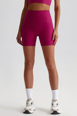 Women High Waisted Butt Lifting Seamless Naked Sensation Yoga Shorts