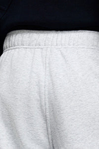 Women Loose Straight Leg Fleece-Lined Drawstring Casual Sport Pants