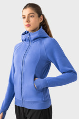 Women'S Zip Sport Hooded Jacket