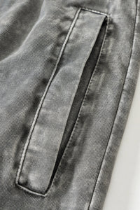 Lightweight Washed Joggers - Distressed Casual Sweatpants for Spring/Summer