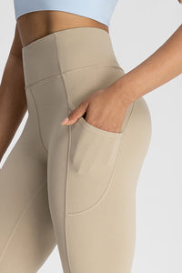 Women Pocket High-Waisted Naked Feel Quick-Dry Yoga Leggings