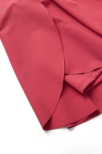 Women High Waist Tennis Skirt Two Layer Quick Dry Sports