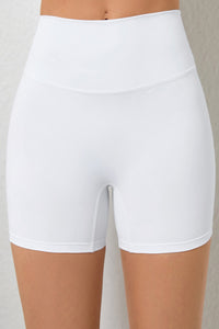 Women High Waisted Seamless Butt Lifting Quick-Dry Yoga Fitness Shorts