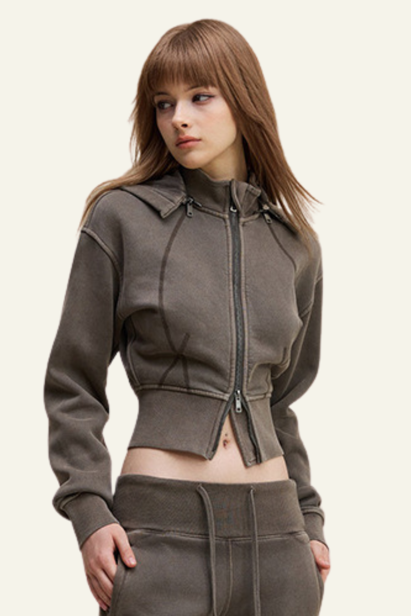 Women’s fall/winter casual hooded jacket