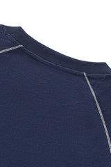 Men's Cotton Athletic Color-block Patchwork T-shirt