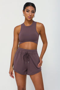 Women Spor Bra With Shorts Set