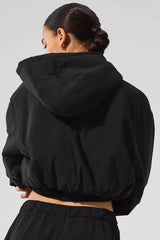 Women Hooded Fleece Casual Sport Jacket