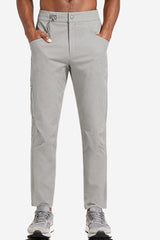 Men Straight Leg Multi-Pocket Outdoor Hiking Pants