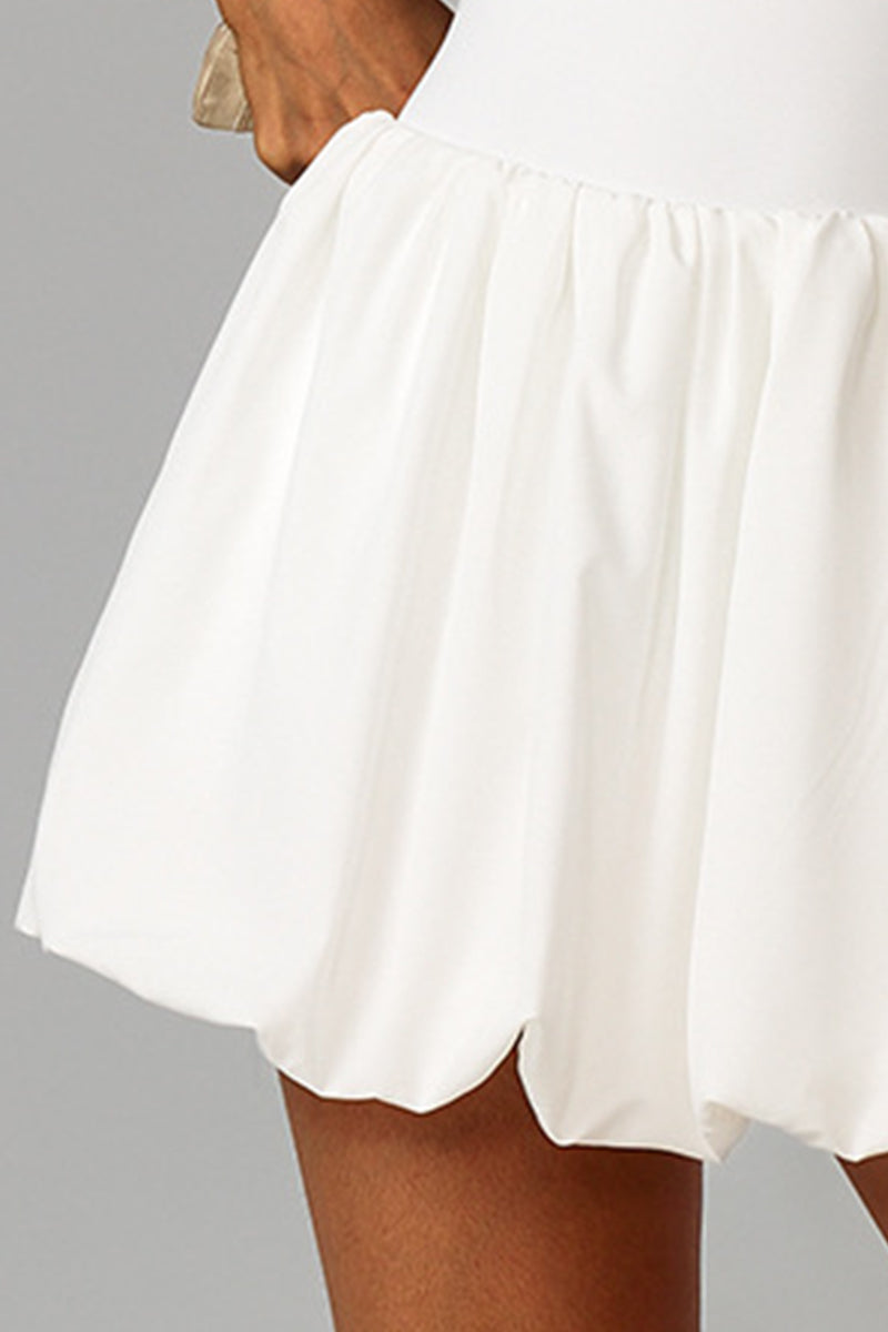 Women Built-in Shorts Pleated Tennis Dress