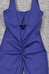 Women Hollow Out Beauty Back Peach Butt Tight One-Piece Nude Quick Dry Sports Fitness Yoga Clothing