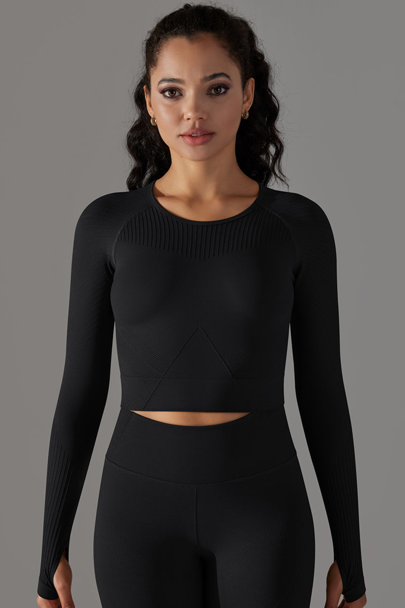 Seamless Women'S Athletic Long Sleeve