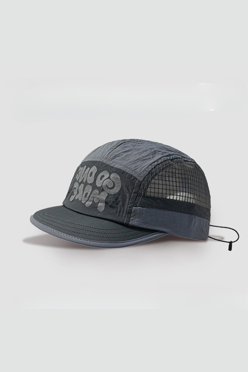 Summer Color-Block Mesh Patchwork Sun Protection Quick-Dry Outdoor Sports Cap