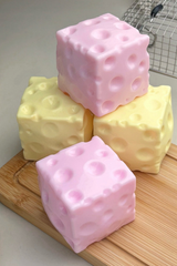 Building Block Crispy Square Cheese Fidget Toy