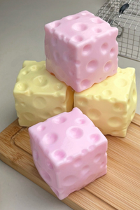 Building Block Crispy Square Cheese Fidget Toy