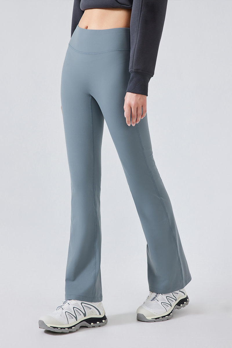 Women Fleece Yoga Flare Pants