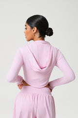 Women Slim Fit Hooded Quick-Dry Breathable Outdoor Training Jacket