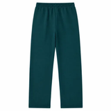 Unisex Fall Fleece Drawstring Straight Leg Casual Sweatpants