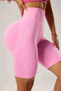 Women's High Stretch High Waist Butt Lifting Biker Shorts