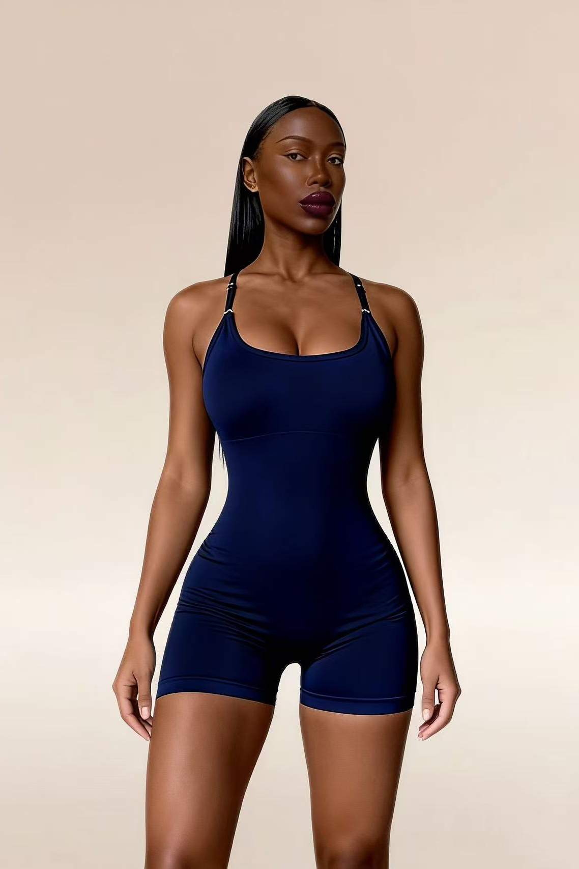 Women's padded and suspender bodysuit